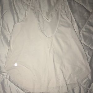 Lululemon size 6 white tank